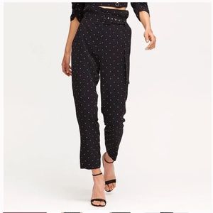 Alice Mccall Oscar High rise belted polka dot pants